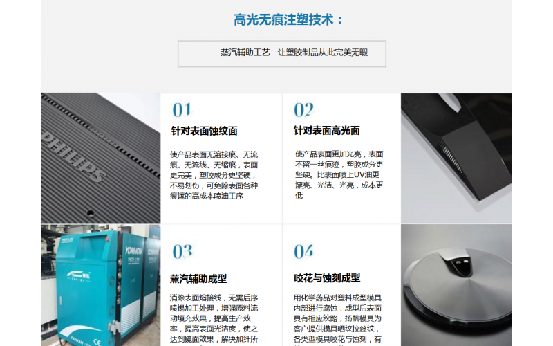 塑膠模具注塑新技術(shù)，高光無(wú)痕注塑技術(shù)